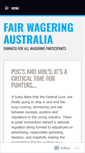 Mobile Screenshot of fairwageringaustralia.com
